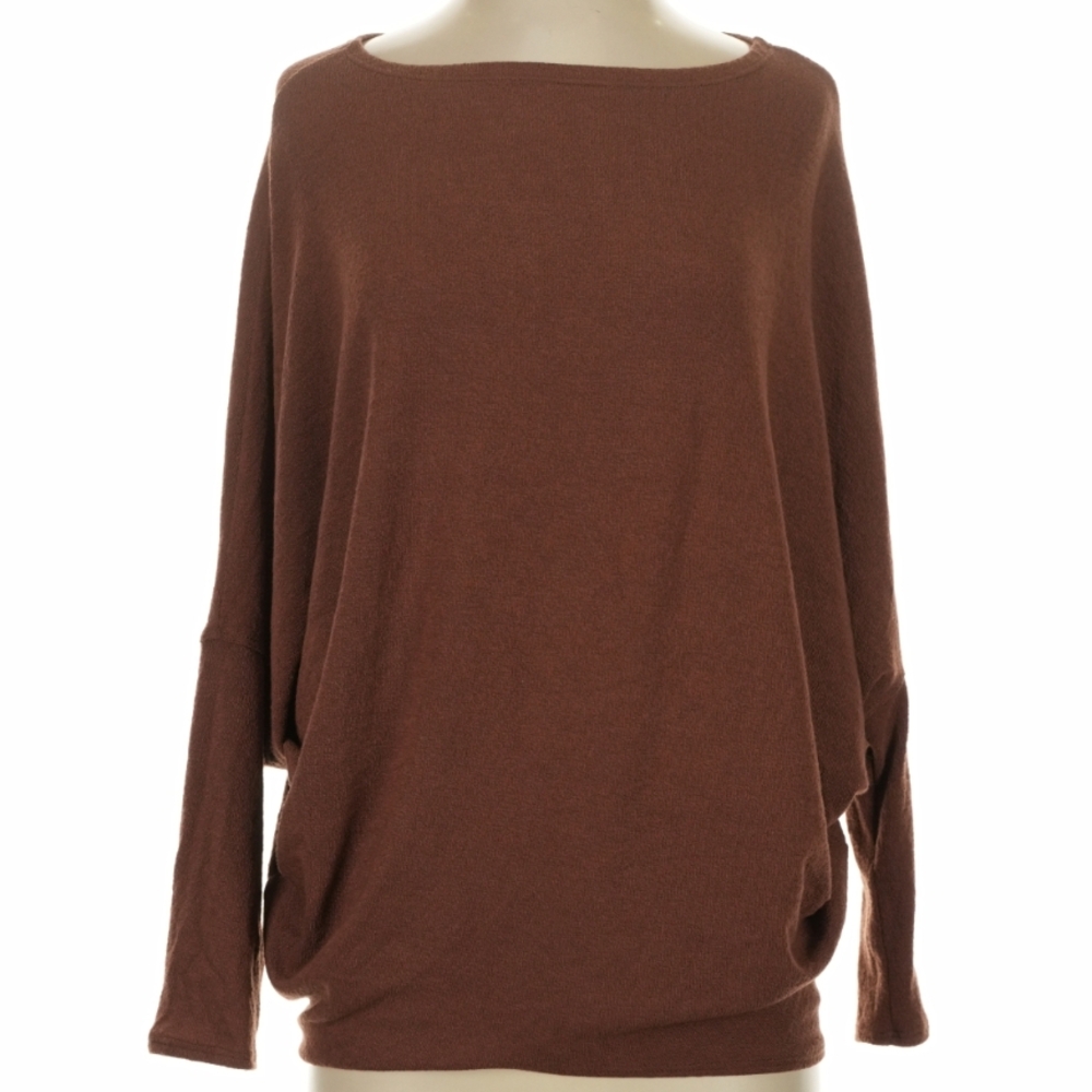 Alya Chocolate Knit Top